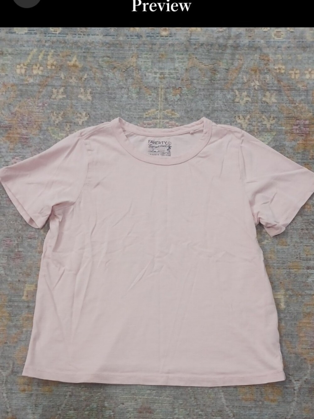Faherty Sunwashed Organic Cotton Tee